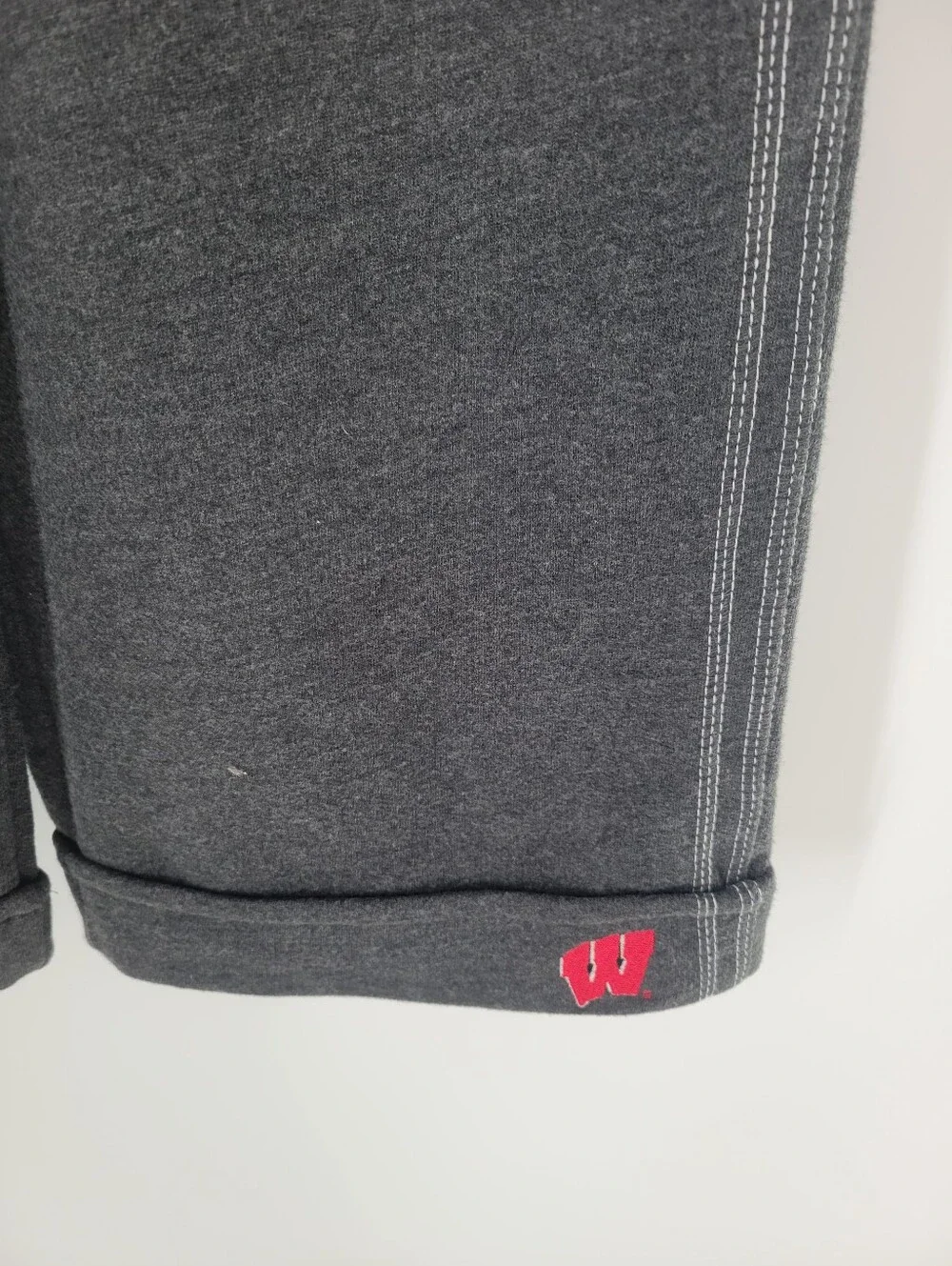 Antigua Wide Leg Drawstring Lounge Pants in Charcoal Wisconsin Size S New - Picture 2 of 8